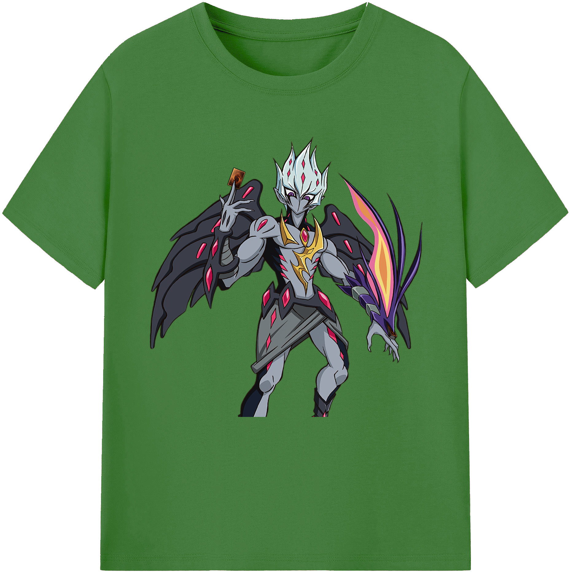 （画像用） 遊☆戯☆王 Yu-Gi-Oh! レディースカジュアルプリントTシャツ（綿100％）